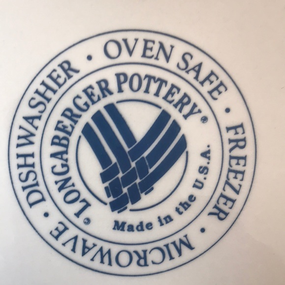 Longaberger Pottery Pillar Candle Holder - Picture 3 of 6